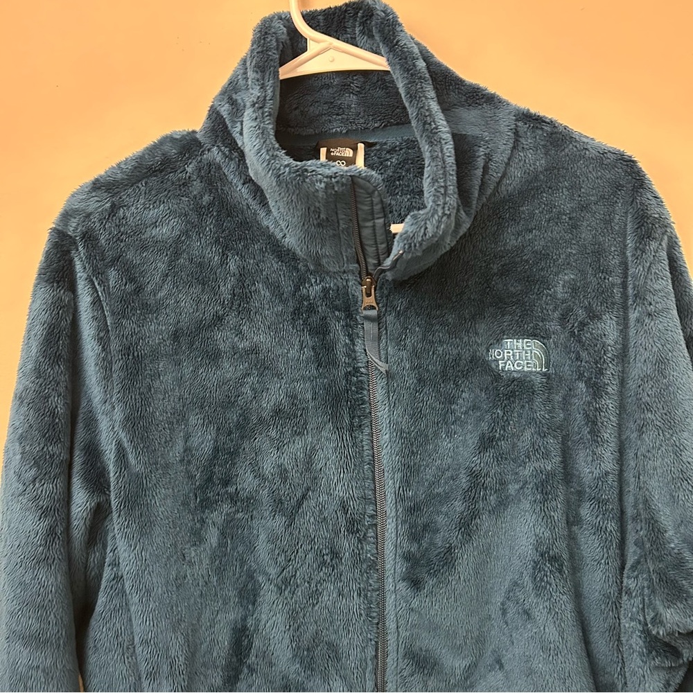 The North Face Plush Deep Teal Full-Zip Fleece Jacket - Picture 2 of 4
